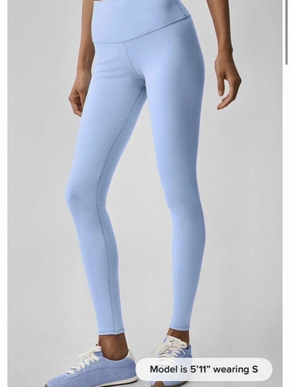 alo High-Waist Airbrush Legging Airbrush Leggings in Blue
